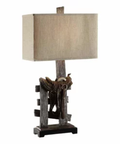 Crestview Collection Saddle Farmhouse Table Lamps, 31-1/2 in. H.