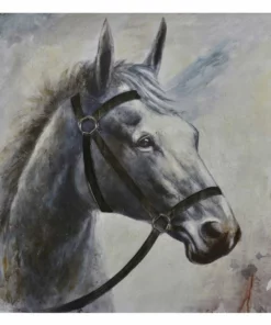 Crestview Collection 39.5 x 39.5 in. King Hand-Painted Canvas Wall Art, CVTOP2079