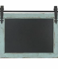 Crestview Collection 22 x 1 x 17.5 in. Wooden Barn Door Chalkboard, CVTWA1460