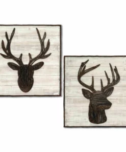 Crestview Collection 24 x 1.5 x 24 in. Trophy Wooden Wall Decor , CVTWA1461