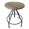 Crestview Collection Bengal Manor Mango Wood And Metal Bar Stool, CVFNR491 -Crestview Collection Shop 1423504