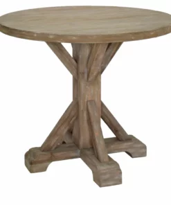 Crestview Collection Sonoma Rustic Wood Large Accent Table, CVFZR4527