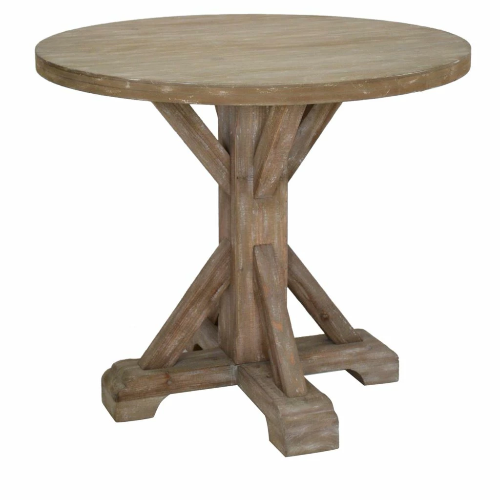 Crestview Collection Sonoma Rustic Wood Large Accent Table, CVFZR4527 3 Crestview Collection Sonoma Rustic Wood Large Accent Table, CVFZR4527