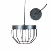 Crestview Collection Hen House Track Lighting Pendants with Galvanized Finish, 9.25" H x 14" D, CVAER1424 -Crestview Collection Shop 1423554