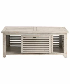 Crestview Collection Pembroke Plantation Hudson Slated Cocktail Table, CVFVR8127