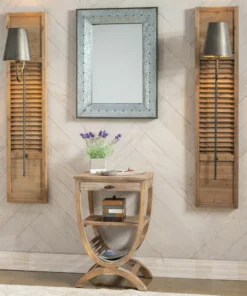 Crestview Collection Shutter Wall Sconce, 12 in. x 12 in. x 56 in., CVW1P428