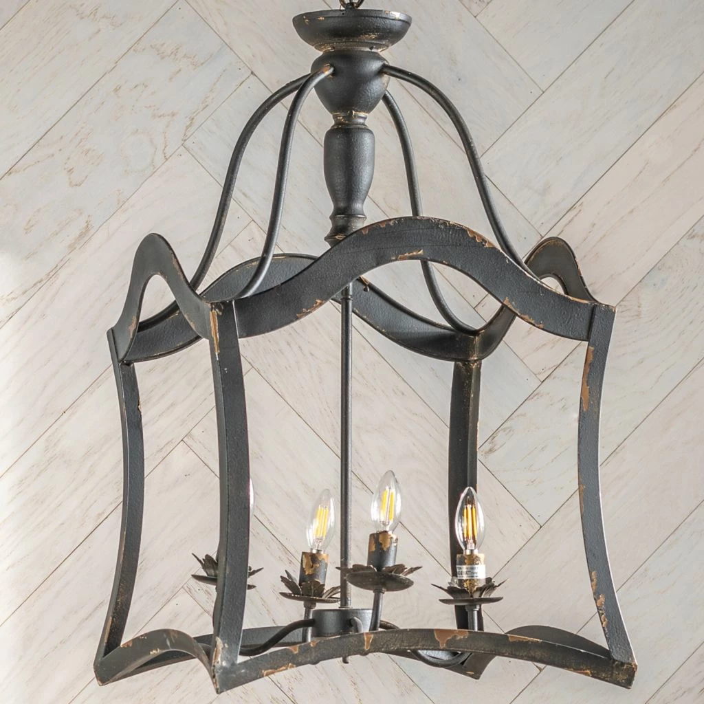 Crestview Collection La Roux 4-Light Chandelier, CVPDA007 3 Crestview Collection La Roux 4-Light Chandelier, CVPDA007