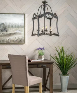 Crestview Collection La Roux 4-Light Chandelier, CVPDA007 5 Crestview Collection La Roux 4-Light Chandelier, CVPDA007 -Crestview Collection Shop 1667908 A1