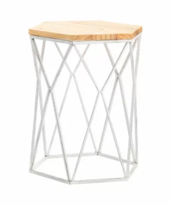 Crestview Collection St. Augustine Metal and Wood Tables, Set of 2, CVFNR5019 -Crestview Collection Shop 1678322 A2