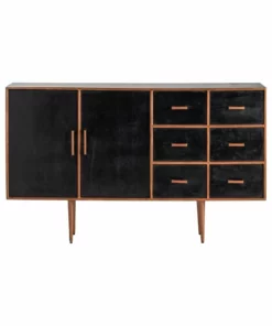 Crestview Collection Palisades 2 Door 6 Drawer Sideboard, CVFNR5029