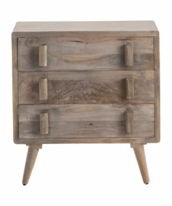 Crestview Collection Emma 3 Drawer Mango Chest, CVFNR5053