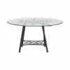 Crestview Collection Explorer Round Metal and Glass Cocktail Table, CVFNR5108 -Crestview Collection Shop 1678390