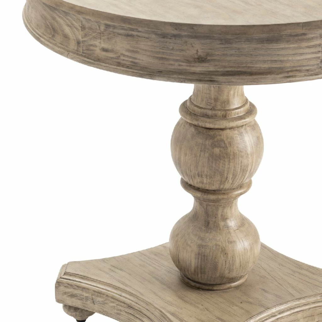 Crestview Collection Hawthorne Estate Round Turned Post Accent Table, CVFVR8011 4 Crestview Collection Hawthorne Estate Round Turned Post Accent Table, CVFVR8011 - Image 2