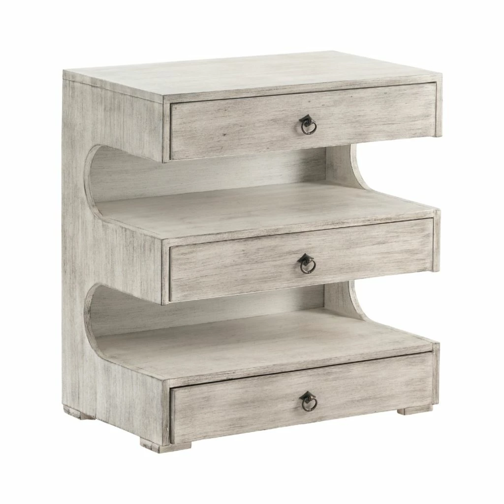 Crestview Collection Annapolis 3 Drawer Chest, CVFVR8306 4 Crestview Collection Annapolis 3 Drawer Chest, CVFVR8306 - Image 2