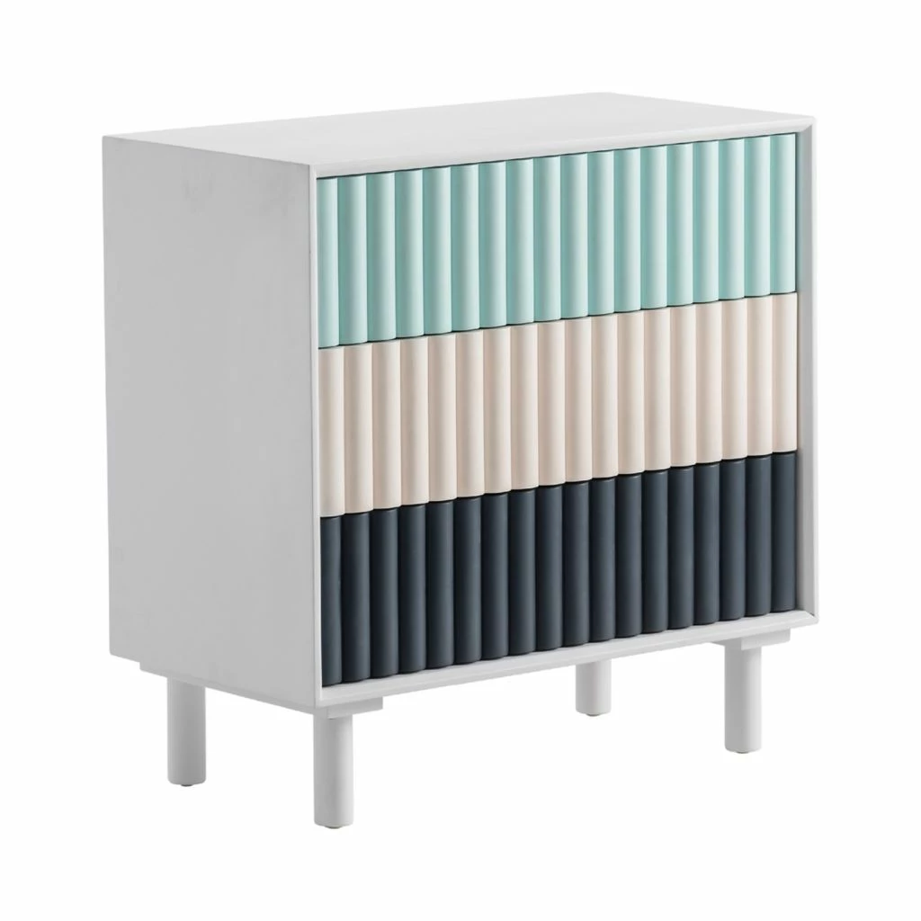 Crestview Collection Summerfield 3 Drawer Chest, CVFVR8319 4 Crestview Collection Summerfield 3 Drawer Chest, CVFVR8319 - Image 2