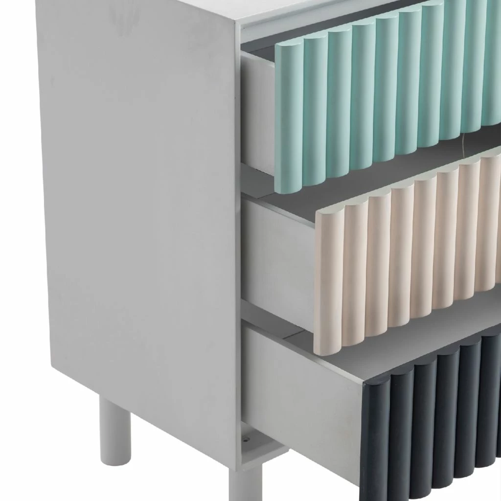 Crestview Collection Summerfield 3 Drawer Chest, CVFVR8319 6 Crestview Collection Summerfield 3 Drawer Chest, CVFVR8319 - Image 4