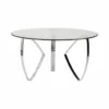 Crestview Collection Hollywood Nickel Tri Leg Round Cocktail Table, CVFZR4010 -Crestview Collection Shop 1678506