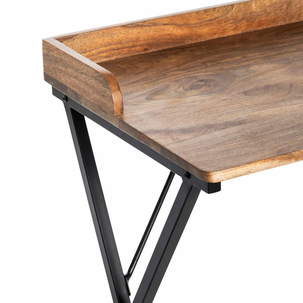 Crestview Collection Erica Wood and Metal Desk, EVFNR1148 6 Crestview Collection Erica Wood and Metal Desk, EVFNR1148 - Image 4