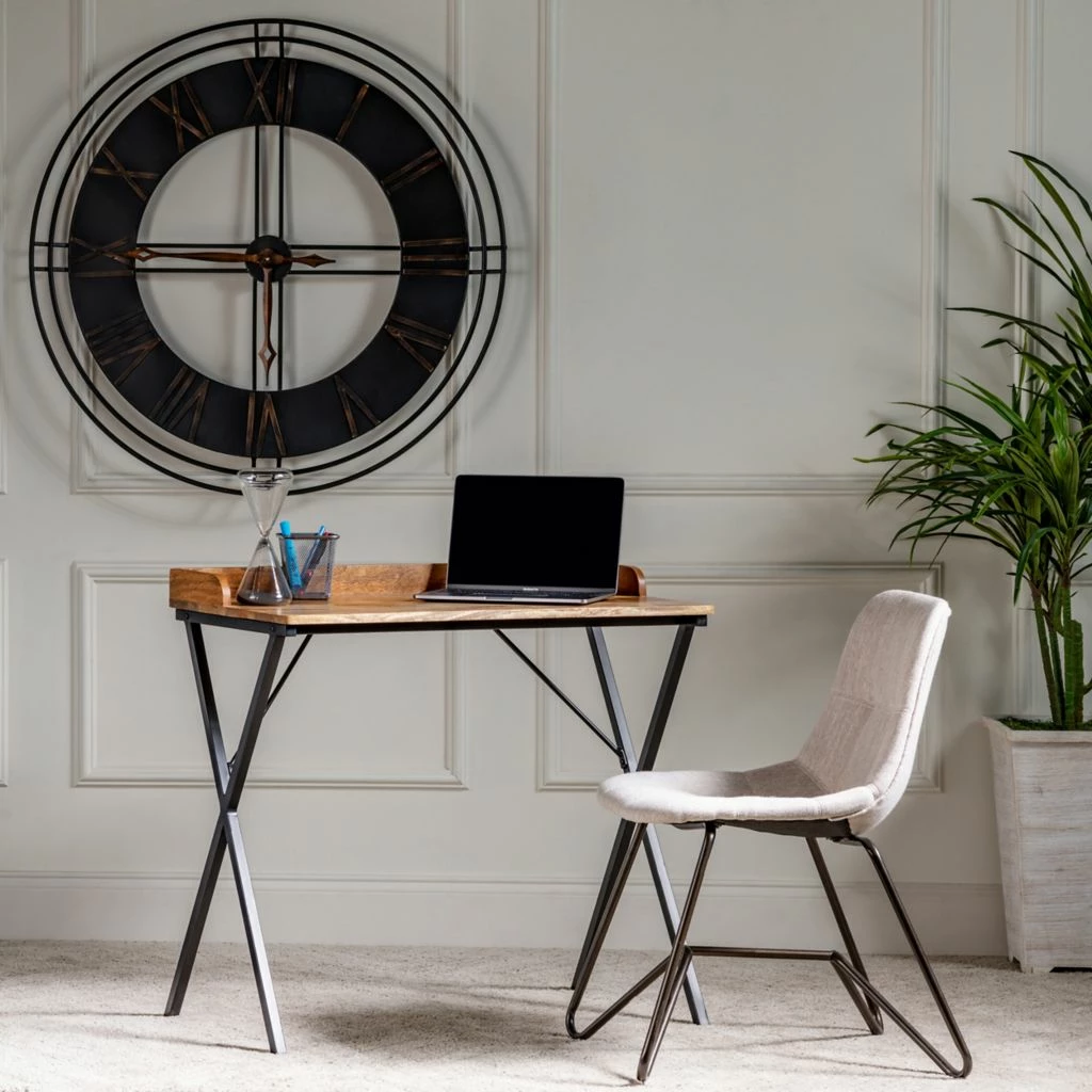 Crestview Collection Erica Wood and Metal Desk, EVFNR1148 8 Crestview Collection Erica Wood and Metal Desk, EVFNR1148 - Image 6