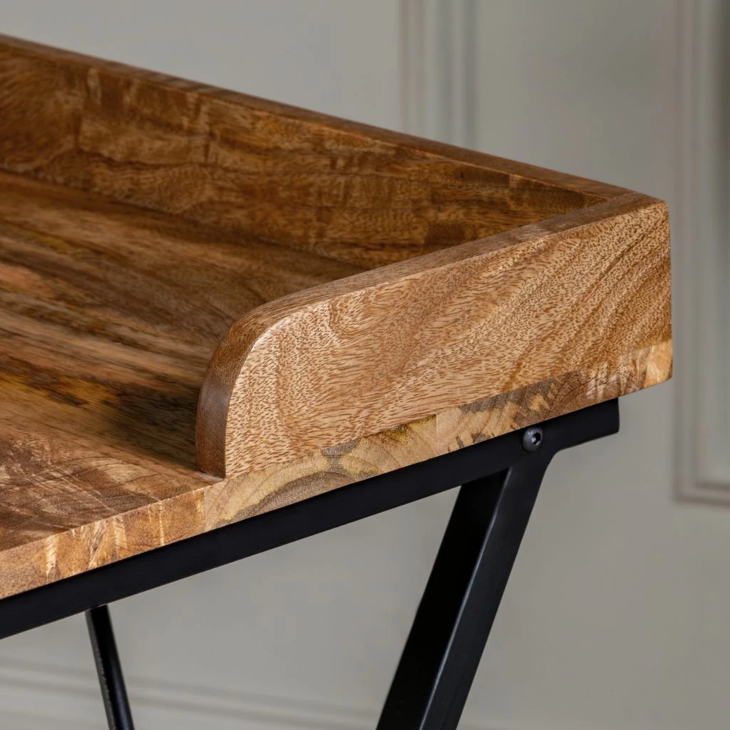 Crestview Collection Erica Wood and Metal Desk, EVFNR1148 9 Crestview Collection Erica Wood and Metal Desk, EVFNR1148 - Image 7