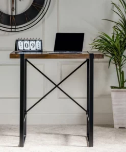 Crestview Collection Josie Standing Wood and Metal Desk, EVFNR1149 -Crestview Collection Shop 1678595 A4