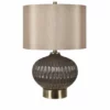 Crestview Collection Bowen Faceted Ceramic Table Lamp, Brown, CVAZP045 1 Crestview Collection Bowen Faceted Ceramic Table Lamp, Brown, CVAZP045 -Crestview Collection Shop 1712757