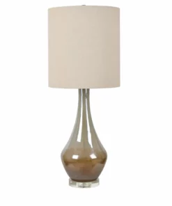 New! Crestview Collection Easton Glass Table Lamp, CVAZBS067
