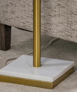 Crestview Collection Classic Metal Floor Lamp with Marble Base -Crestview Collection Shop 1712855 A3