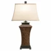 Crestview Collection Crackle Brown Resin Table Lamp, AVP1059UCOSNG -Crestview Collection Shop 1712856