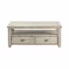 Crestview Collection Pembroke Plantation Recycled Pine Rectangle Cocktail Table, 2 Push-Through Drawers, CVFVR8037 -Crestview Collection Shop 1712877