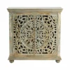 Crestview Collection Bengal Manor Mango Wood Carved Cabinet, 2-Door, CVFNR458 -Crestview Collection Shop 1712941