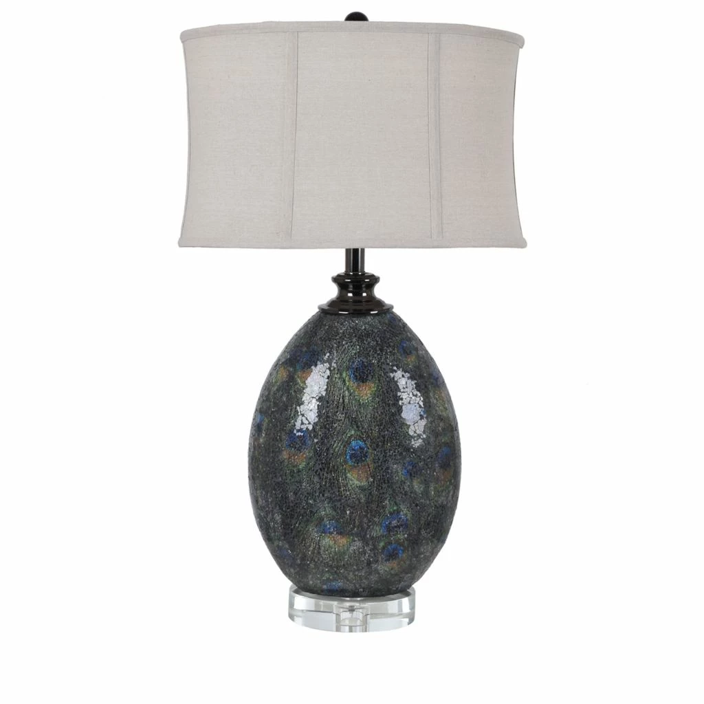 Crestview Collection Reynolds Silver Metal Table Lamp, CVIDA019 3 Crestview Collection Reynolds Silver Metal Table Lamp, CVIDA019