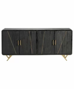 Crestview Collection 4-Door Mango Wood Sideboard, CVFNR824