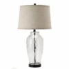Crestview Collection Glass and Metal Table Lamp, Clear, EVABS1912 -Crestview Collection Shop 1713032