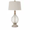 Crestview Collection Belle Rive Jute and Wire Teardrop Lamp, CVAZVP048 -Crestview Collection Shop 1713144