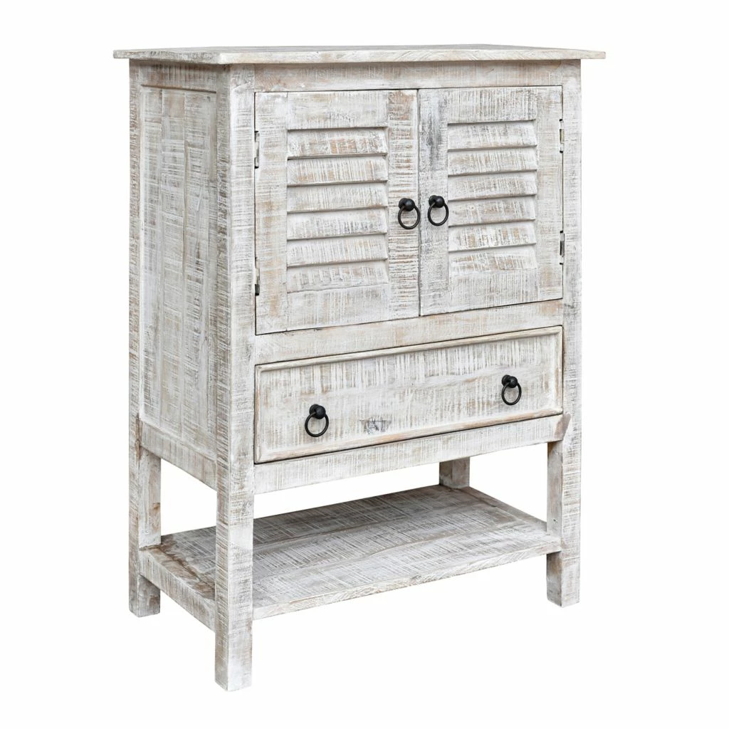 Crestview Collection Bengal Manor Mango Wood Accent Chest, 2-Door, 1-Drawer, CVFNR486 3 Crestview Collection Bengal Manor Mango Wood Accent Chest, 2-Door, 1-Drawer, CVFNR486
