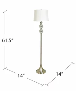 Crestview Collection Metal And Glass Floor Lamp -Crestview Collection Shop 1713229 A1