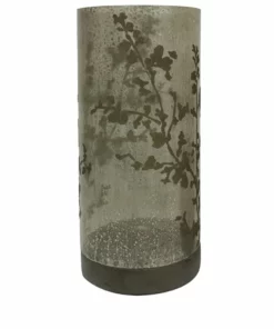 Crestview Collection Adele Large Glass Hurricane