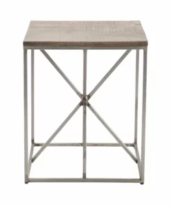 Crestview Collection Bengal Manor Asterisk End Table, CVFNR675