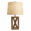 Crestview Collection Faux Wood Resin Table Lamp, Brown, AVP777SNG -Crestview Collection Shop 1713312
