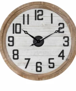 Crestview Collection Time Passes Wood Clock, CVTCK1192