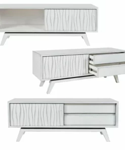 Crestview Collection Element TV Stand, FVR0013WH