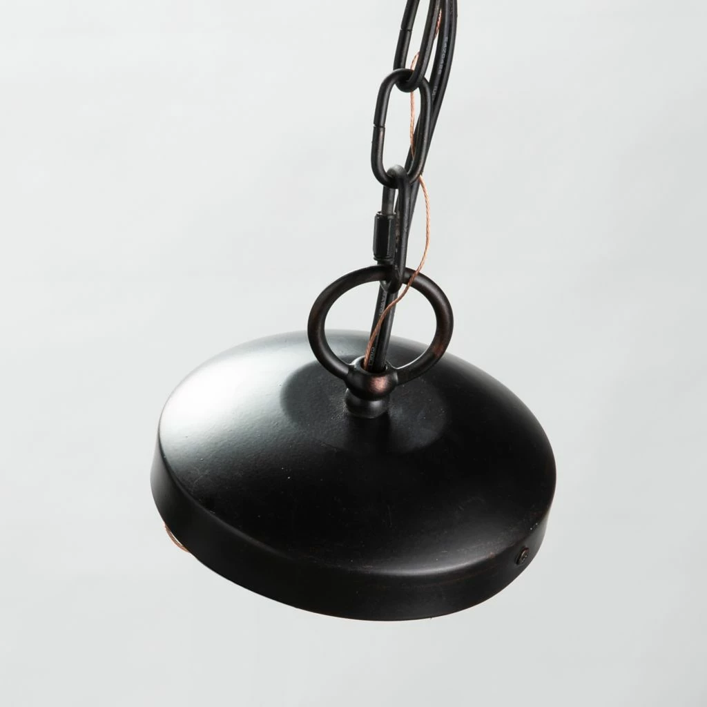 Crestview Collection Willow Round Black Metal Chandelier 5 Crestview Collection Willow Round Black Metal Chandelier - Image 3