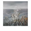 Crestview Collection Calming Ocean 50 in. x 1.38 in. x 50 in. Cotton Canvas, CVTOP2726 -Crestview Collection Shop 1713404